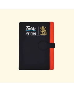 Element Notebook-Black with Red- A5- 96 Sheets